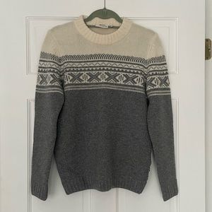 Fjall Raven 100% Wool Fair Isle Sz M